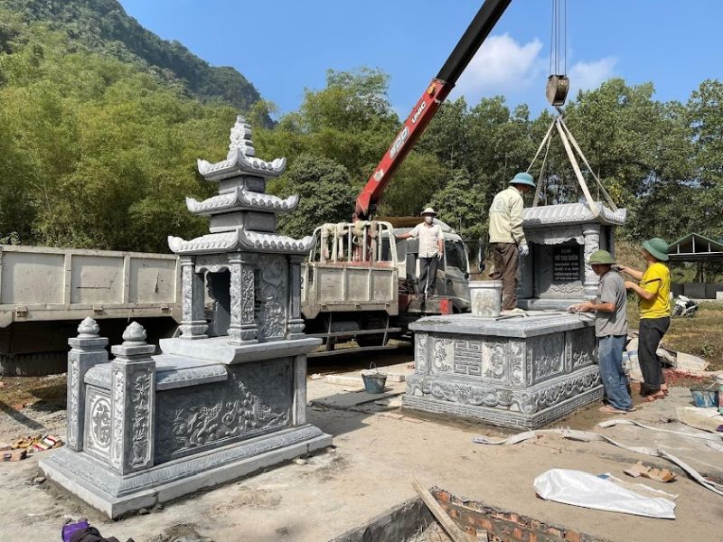 Mộ đá 1,2,3 mái 2238