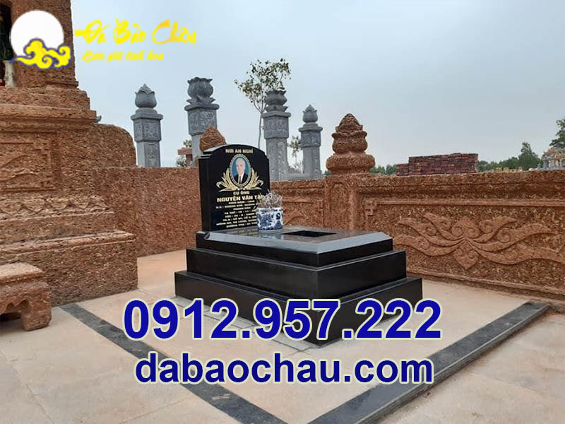Báo giá mẫu mộ đẹp đơn giản tại Đá mỹ nghệ Bảo Châu