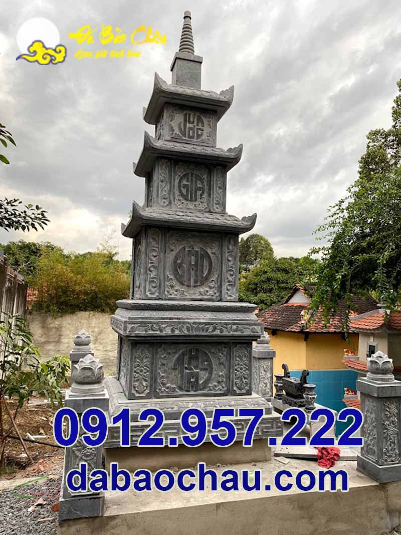 Báo giá lắp đặt mộ tháp đá tại Kiên Giang