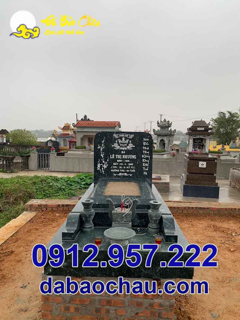 Đá mỹ nghệ Bảo Châu - Đơn vị lắp đặt mộ đá xanh rêu tại Hà Nam đẹp, chất lượng