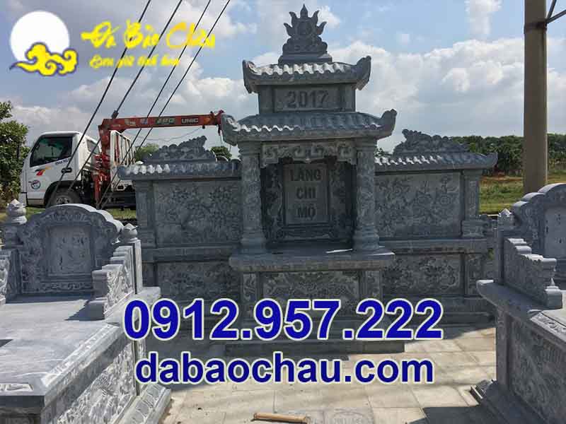 Đá mỹ nghệ Bảo Châu nhận lắp đặt nhà mồ đá lăng mộ để tro cốt tại Hậu Giang