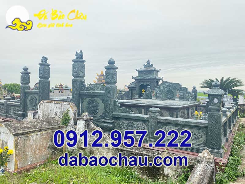 Hoàn thiện khu lăng mộ đá xanh rêu tại Nam Định