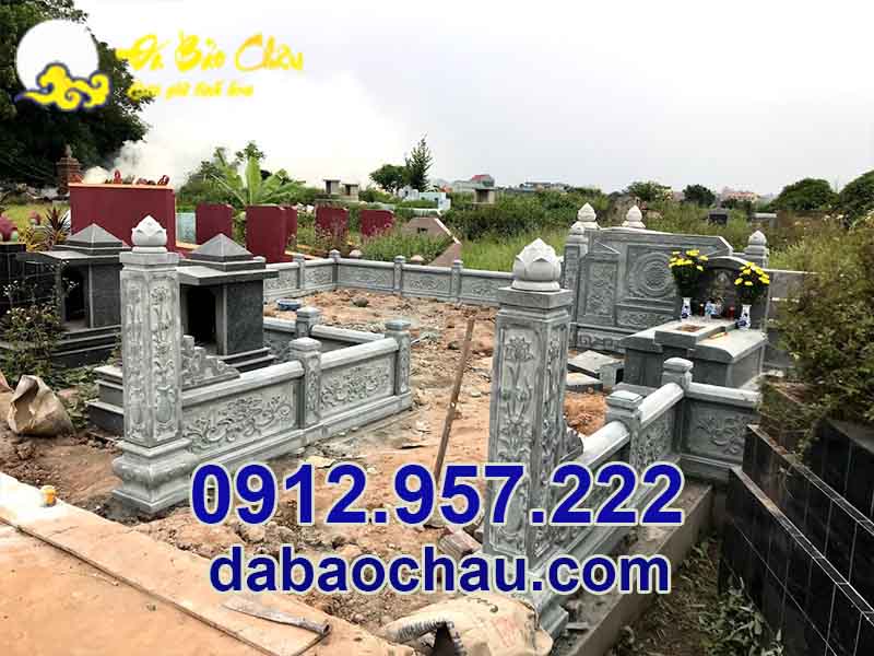 Công trình khu lăng mộ đá tại Bắc Ninh được thực hiện bởi Bảo Châu