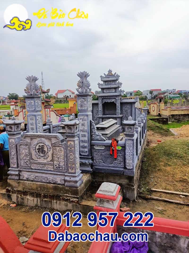 Lăng mộ đá nhà mồ tại Quảng Ngãi đem lại giá trị tâm linh
