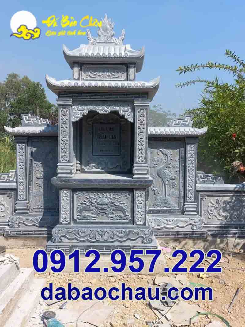 Mẫu lăng thờ đá xanh Thanh Hóa được ưa chuộng tại Quảng Ninh