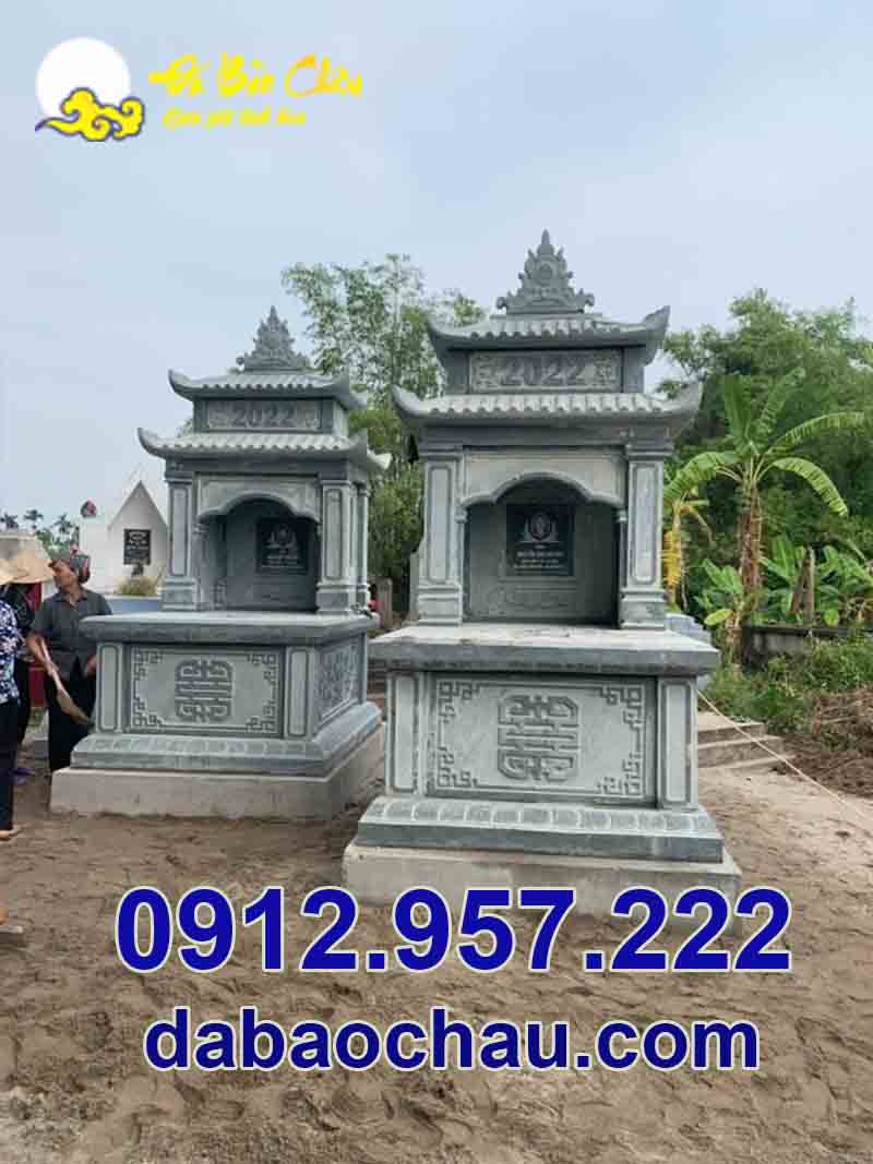 Mẫu mộ đá hai mái tại Quảng Ninh