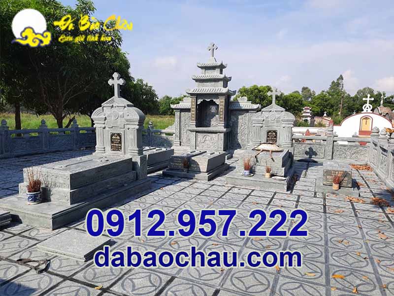 Toàn cảnh lăng mộ đá công giáo tại Thái Nguyên