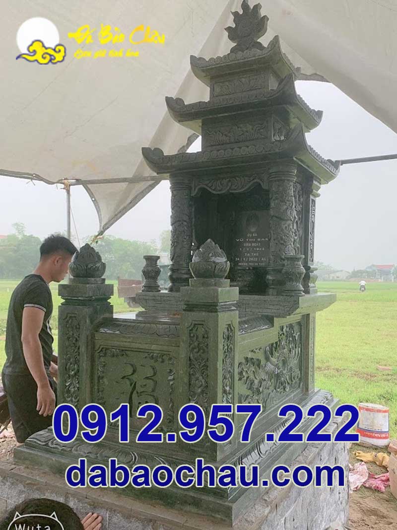 Báo giá lắp đặt công trình lăng mộ đá tại Thái Bình - Đá mỹ nghệ Bảo Châu