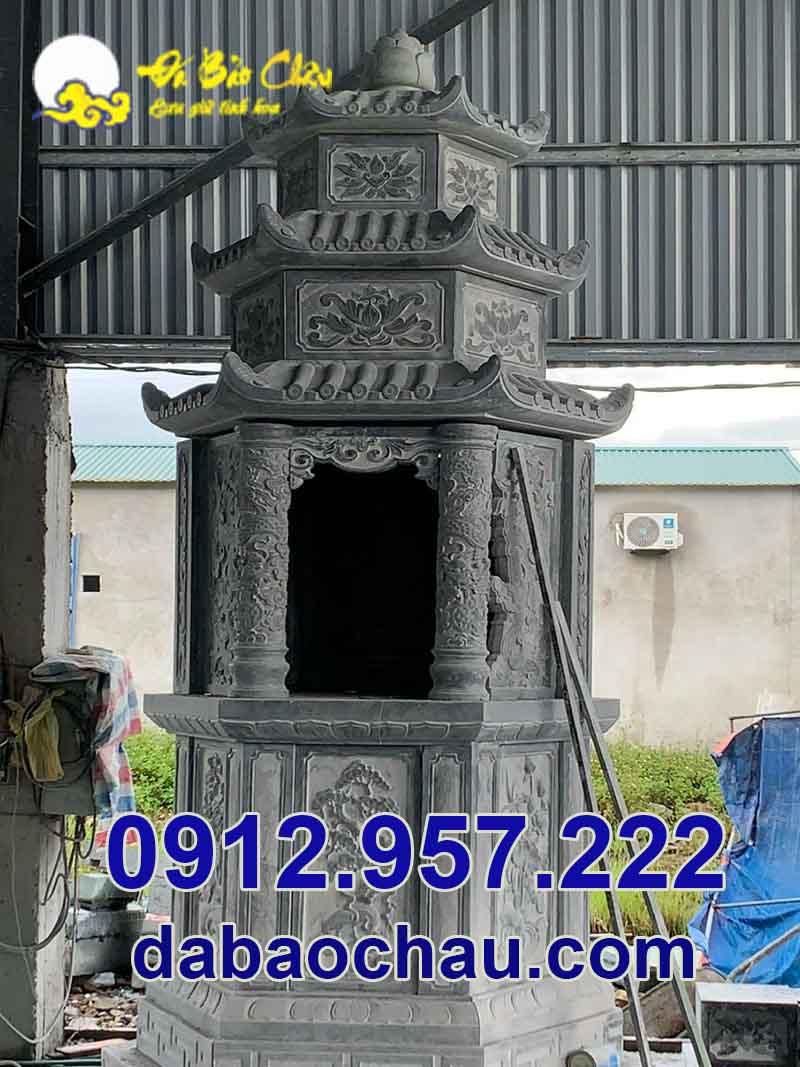 Báo giá công trình mẫu tháp mộ đá Quảng Bình Quảng Trị do Bảo Châu lắp đặt