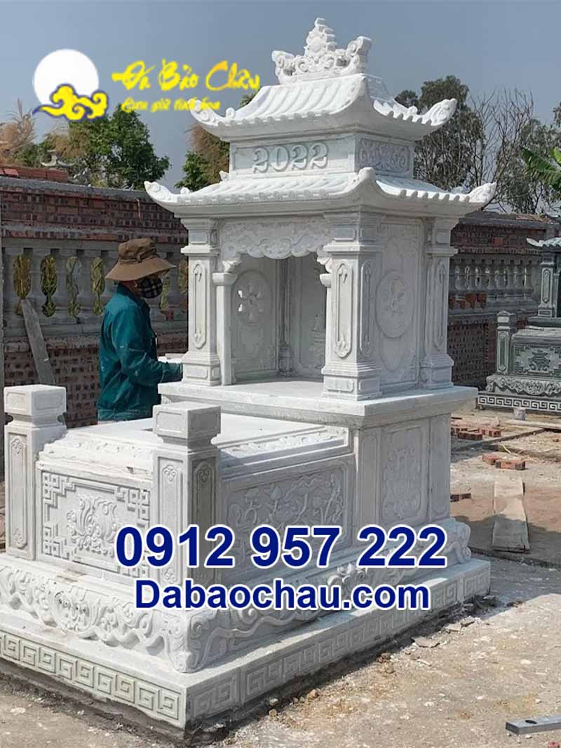 Công trình mộ đá hoa cương trắng tại Tuyên Quang