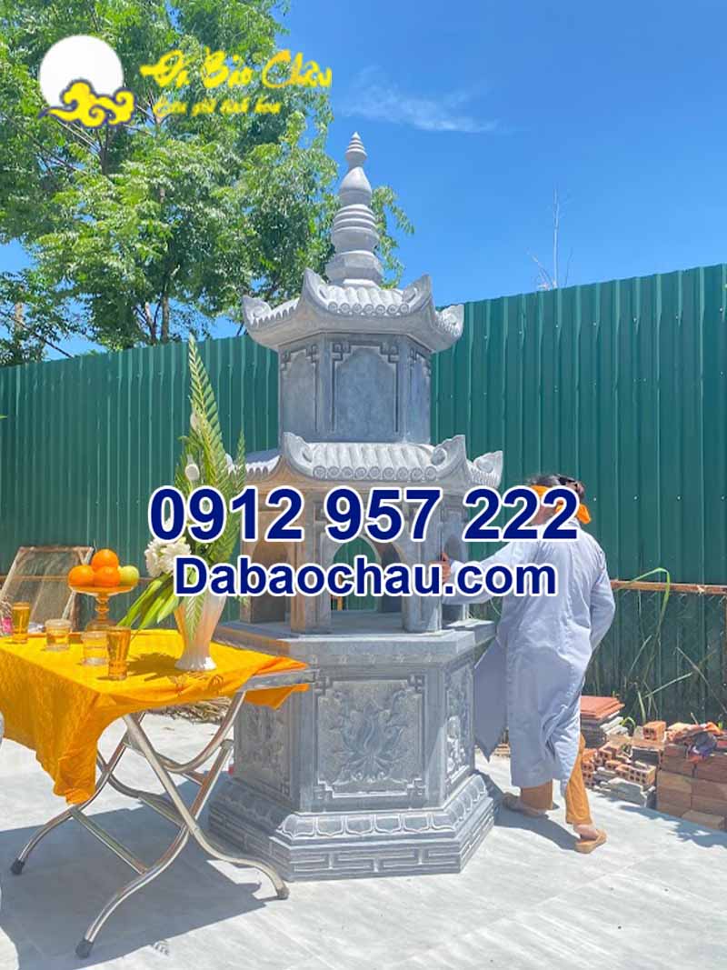 Công trình tháp đá am thờ cốt tại Lâm Đồng chính thức hoàn thiện