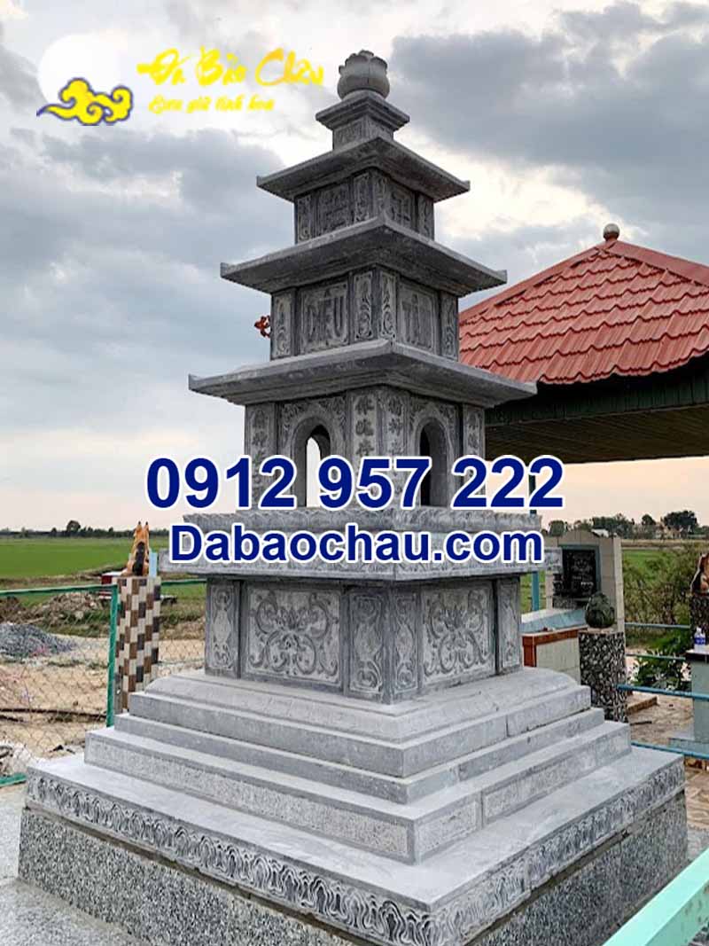 Công trình tháp thờ cốt bằng đá Phú Yên Bình Định dành cho người đã khuất