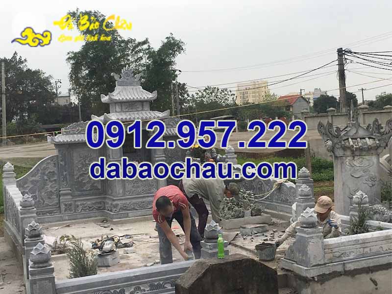 Đá Bảo Châu cung cấp dịch vụ xây dựng mộ đá chuẩn Phong thủy
