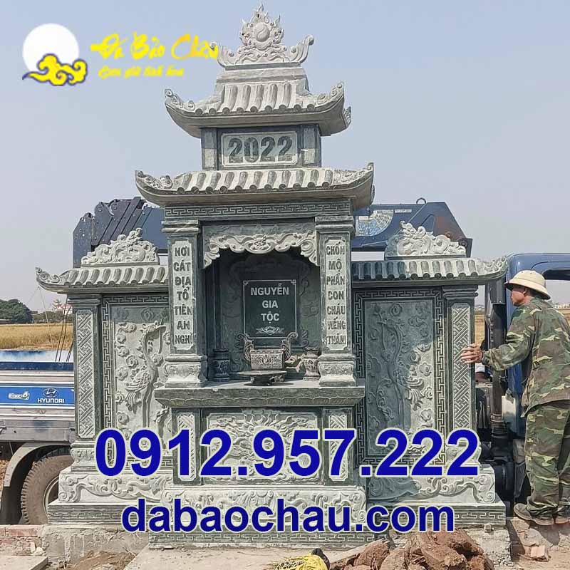 Đá mỹ nghệ Bảo Châu nhận lắp đặt công trình lăng mộ đá đẹp tại Quảng Bình Quảng Trị