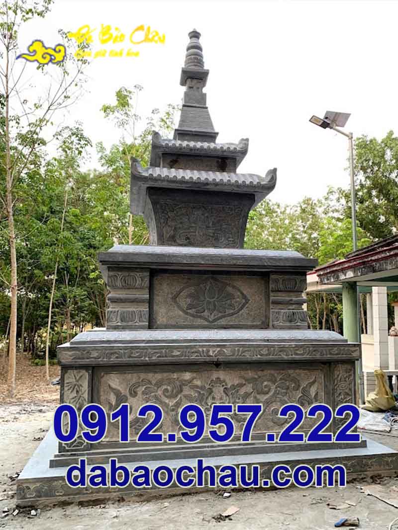 Công trình tháp đá thờ cốt Sài Gòn Hồ Chí Minh chế tác từ đá tự nhiên giúp mang đến những yếu tố may mắn trong phong thủy