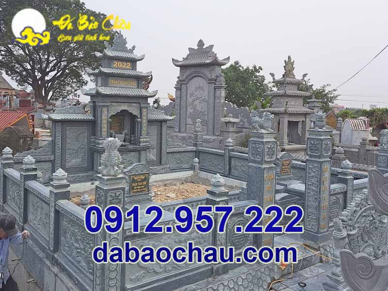 Kiến trúc bề thế của khu lăng mộ đá nhà mồ tại Nha Trang Khánh Hòa