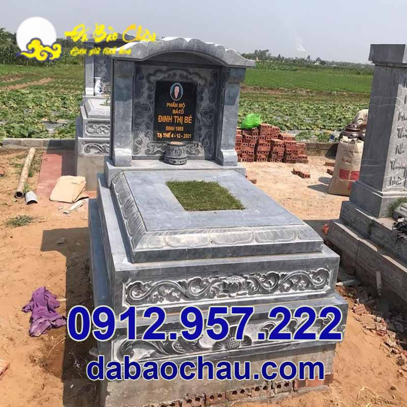 Mẫu mộ đá để tro cốt tại Bình Thuận thiết kế tinh xảo