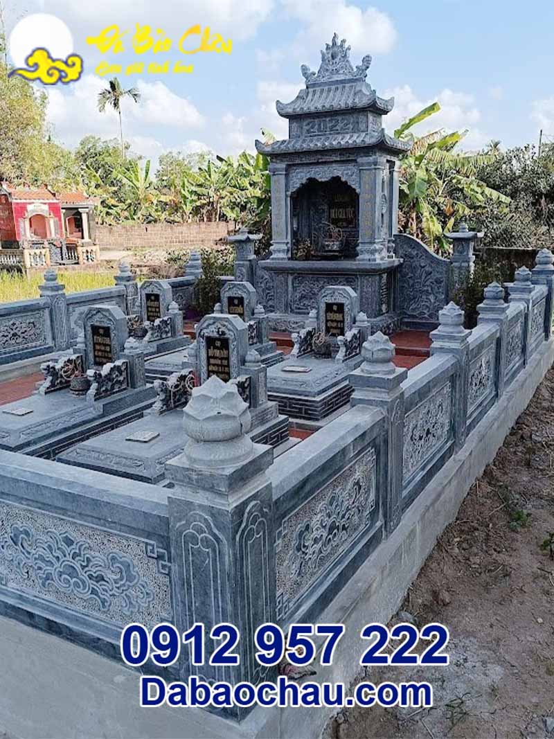 Mẫu nhà mồ đá tại Nha Trang Khánh Hòa thờ tổ tiên