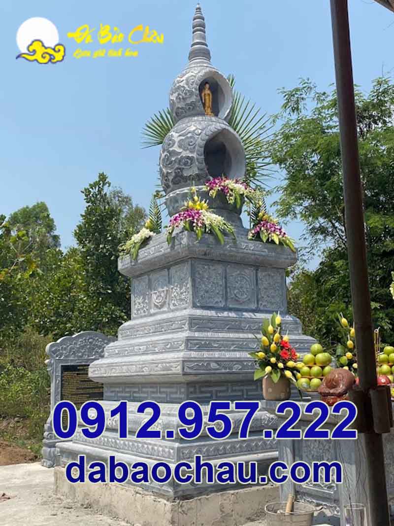 Tháp mộ đá để tro cốt tại Ninh Thuận Bình Thuận mang đến vượng khí cho khu mộ đá