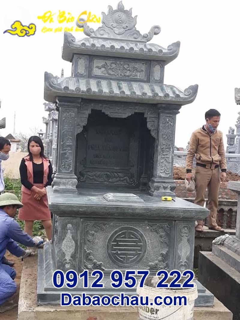 Quy trình đặt địa chỉ, thi công lăng mộ đá tại Đắk Lắk