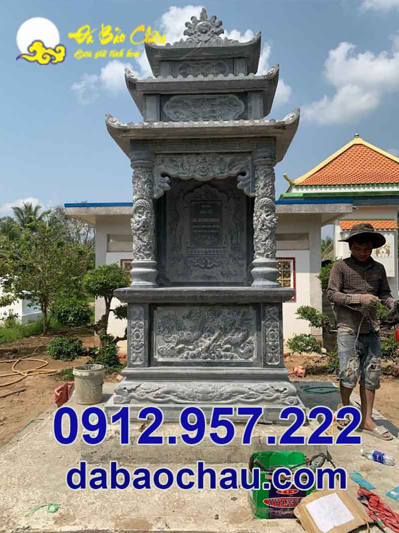 Vị trí lắp đặt khu lăng mộ đá đẹp tại Quảng Bình Quảng Trị thông thoáng thuận tiện cho việc lắp đặt