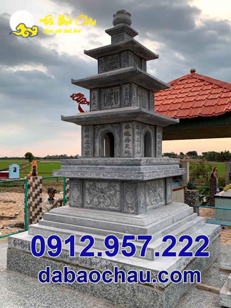 Mẫu tháp đá Ninh Thuận Bình Thuận có vị trí lắp đặt thông thoáng
