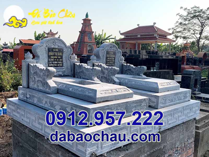 Báo giá mộ đá đôi tại Hà Nội Hòa Bình 