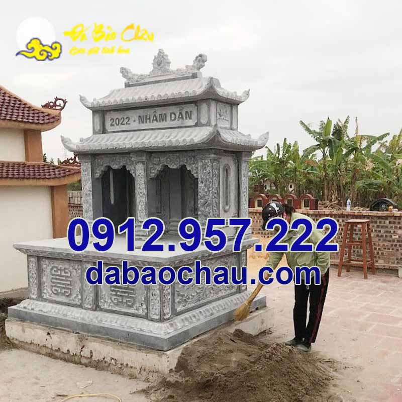 Đá Bảo Châu nhận xây mẫu mộ đá đôi đẹp tại Vũng Tàu Sài Gòn