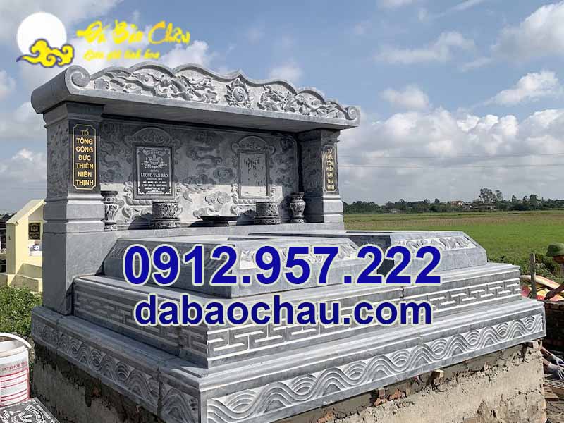 Hoa văn tinh xảo trên các mẫu mộ đôi đá đẹp tại Quảng Bình Quảng Trị