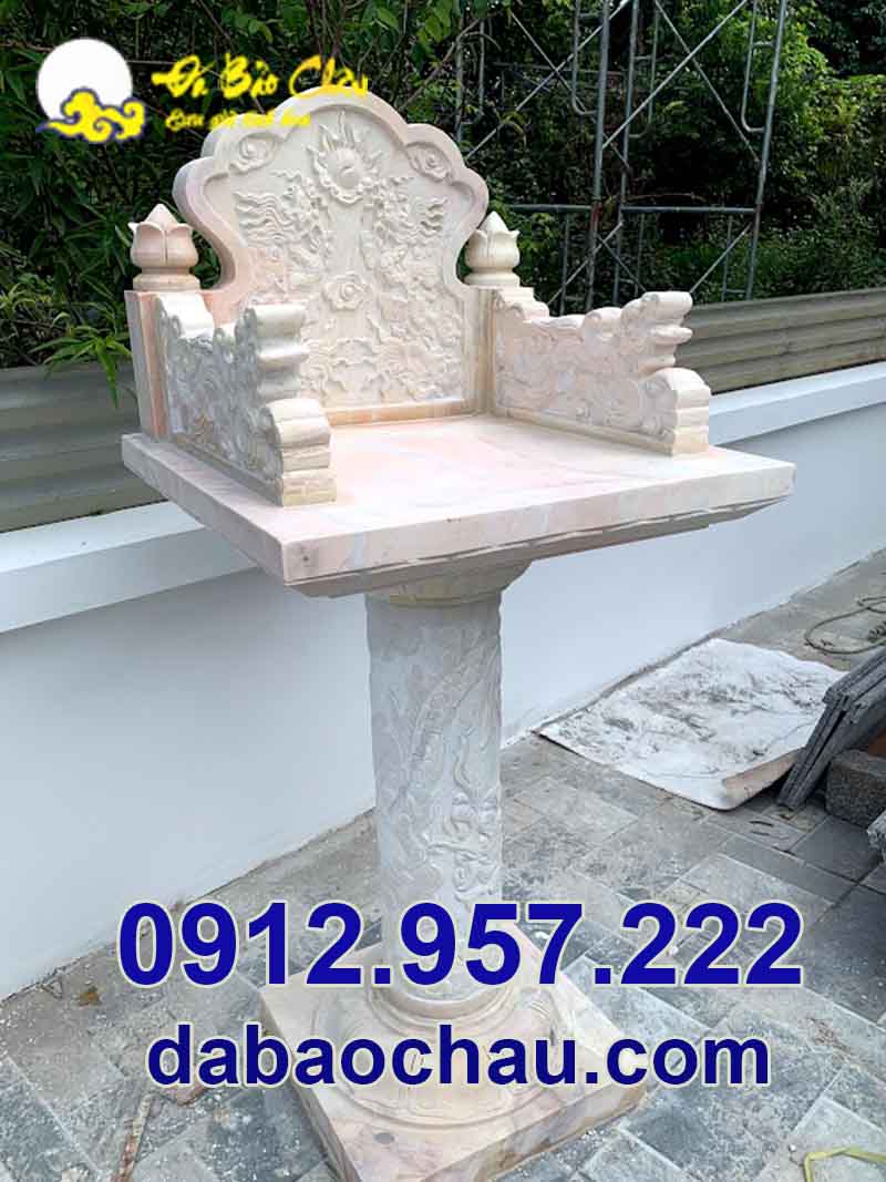 Kích thước bàn thờ thiên đá đẹp tại Hòa Bình Phú Thọ chuẩn theo thước phong thủy