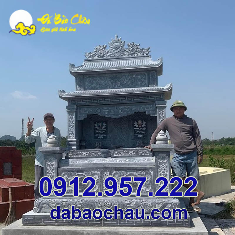 Lựa chọn xây dựng kích thước mộ đôi đẹp tại Tiền Giang chuẩn kích thước phong thủy