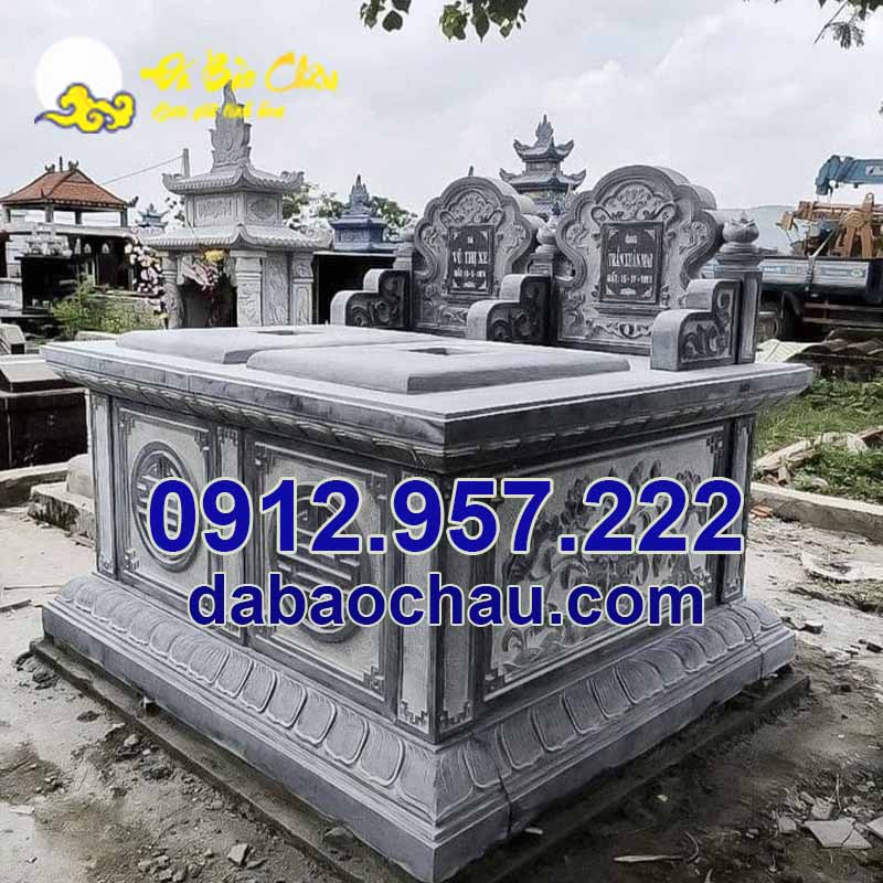 Mẫu mộ đôi xây đẹp đơn giản tại Vũng Tàu Sài Gòn