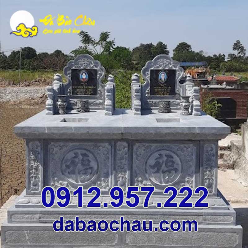 Vị trí lắp đặt công trình mộ đôi đá tại Lâm Đồng Kon Tum Gia Lai