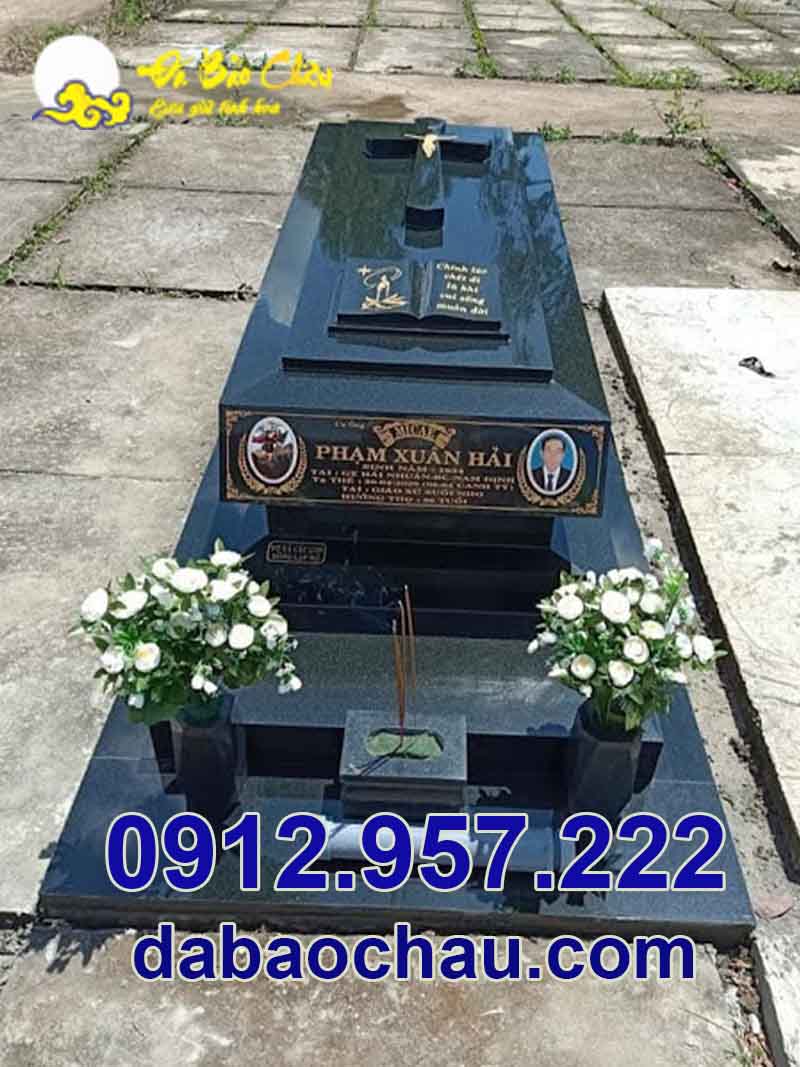 Chất liệu lăng mộ đá công giáo đẹp Sài Gòn Vũng Tàu chế tác từ đá hoa cương