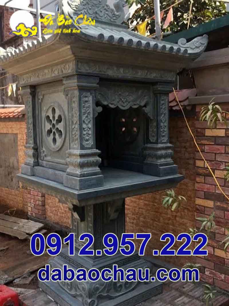 Chất liệu đá xanh đen dùng trong chế tác bàn thiên đá đẹp tại Cao Bằng Lạng Sơn
