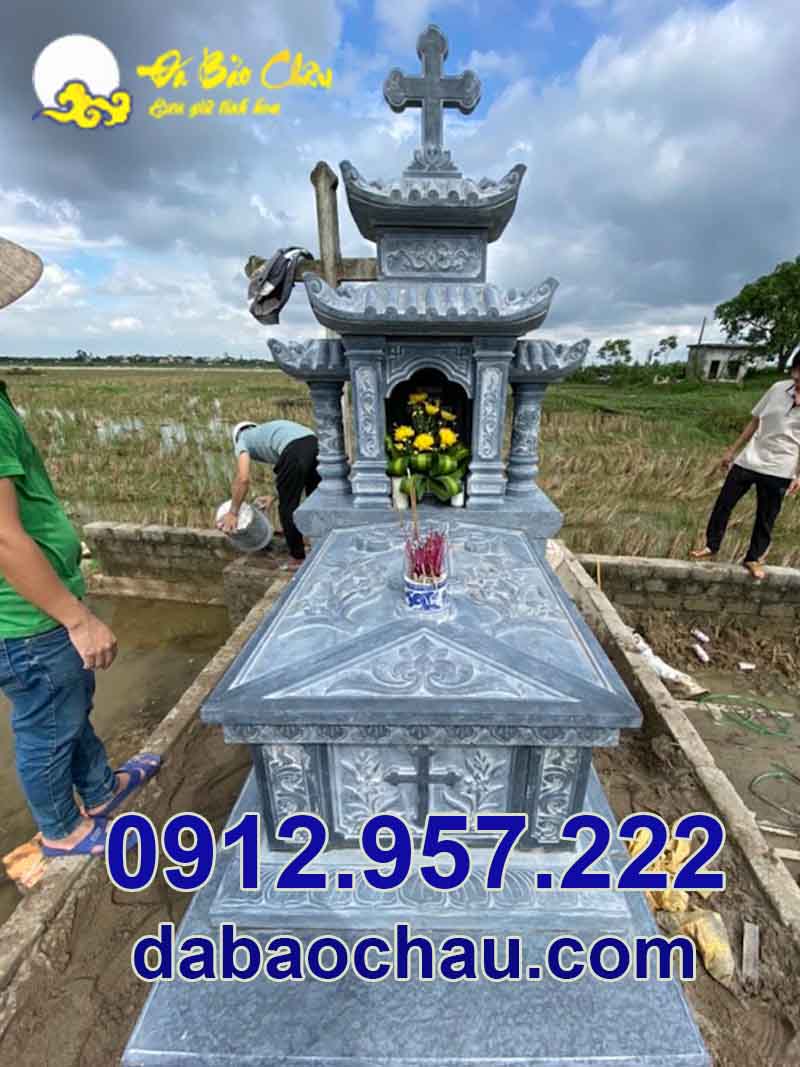Đá mỹ nghệ Bảo Châu nơi nhận lắp đặt mộ đá công giáo đẹp Hải Phòng Bắc Giang uy tín