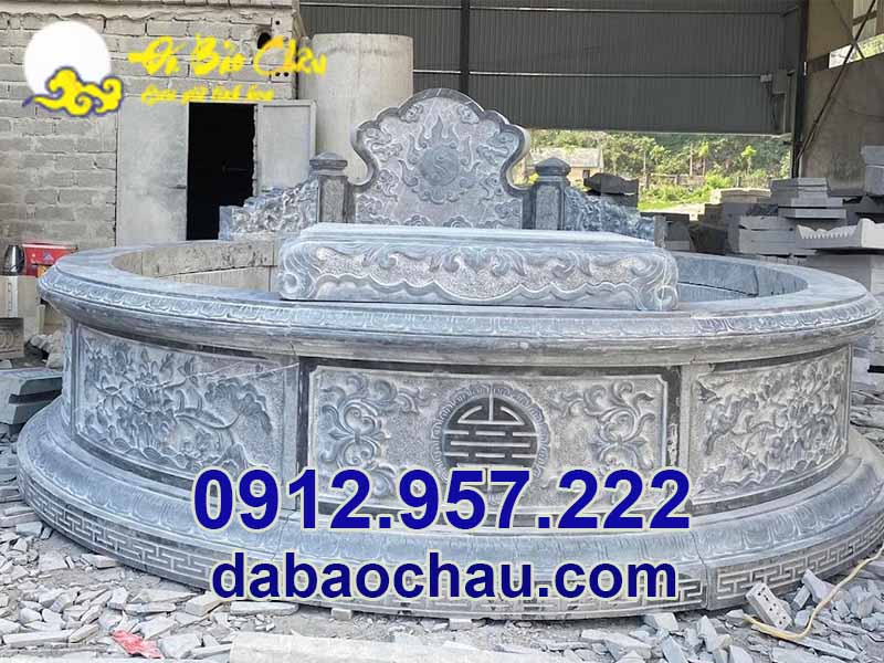 Đá Bảo Châu có 15 năm kinh nghiệm trong chế tác mộ nói chung và mẫu mộ tròn đẹp Quảng Ninh Bắc Giang nói riêng