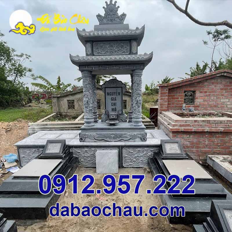 Kích thước mộ đá hoa cương tại Quảng Nam Quảng Ngãi được xây dựng chuẩn theo thước Lỗ Ban