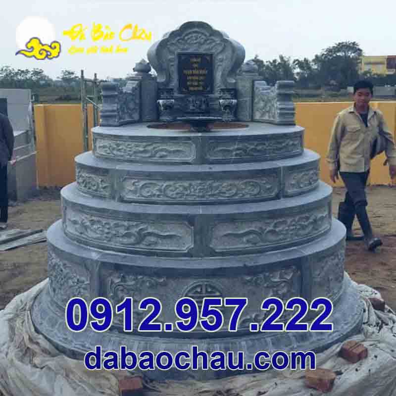 Công trình lăng mộ tròn đá Hải Dương Bắc Ninh được lắp đặt bởi Bảo Châu