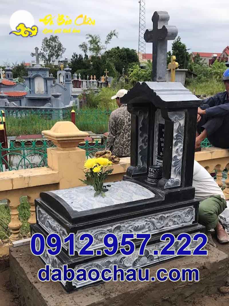 Mẫu lăng mộ công giáo Sài Gòn Vũng Tàu chế tác tỉ mỉ, chi tiết
