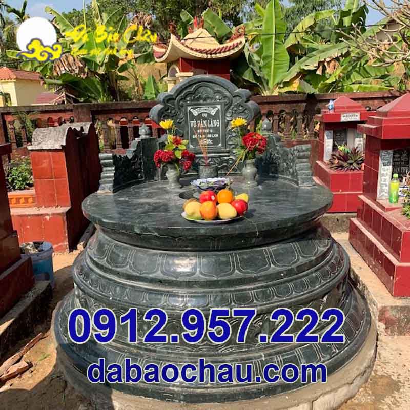Người dân tại Yên Bái Lào Cai lựa chọn lắp đặt mộ hình tròn đá đẹp ngày càng trở nên phổ biến