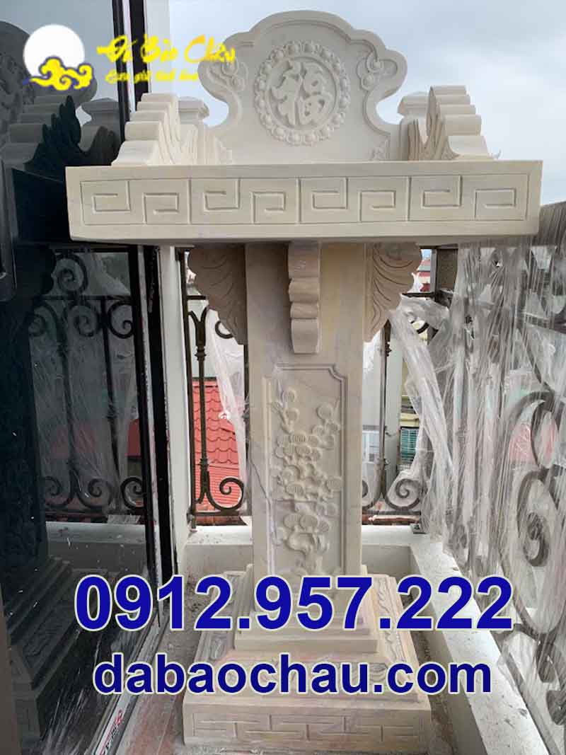 Người dân lắp đặt mẫu bàn thờ thiên bằng đá tại Bình Định Phú Yên mong muốn cuộc sống sung túc, hạnh phúc