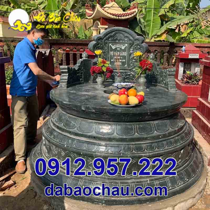 Công trình mộ tròn đá đẹp Quảng Ninh Bắc Giang sở hữu ý nghĩa tâm linh và phong thủy độc đáo