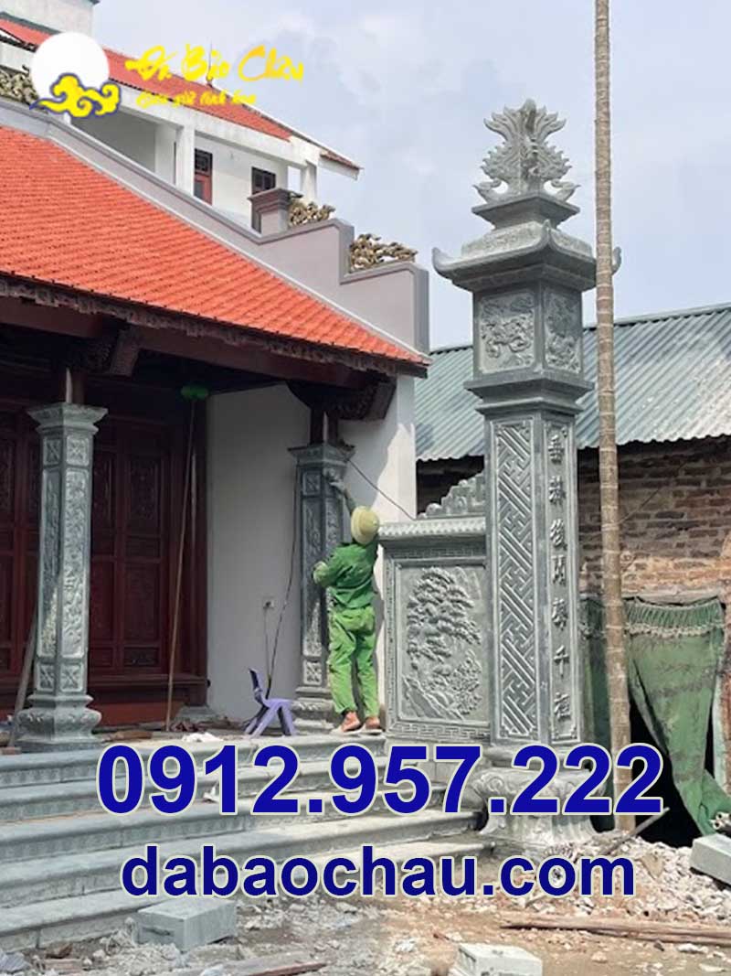 Đá Bảo Châu nhận báo giá mẫu cột đá đẹp tại Thái Bình