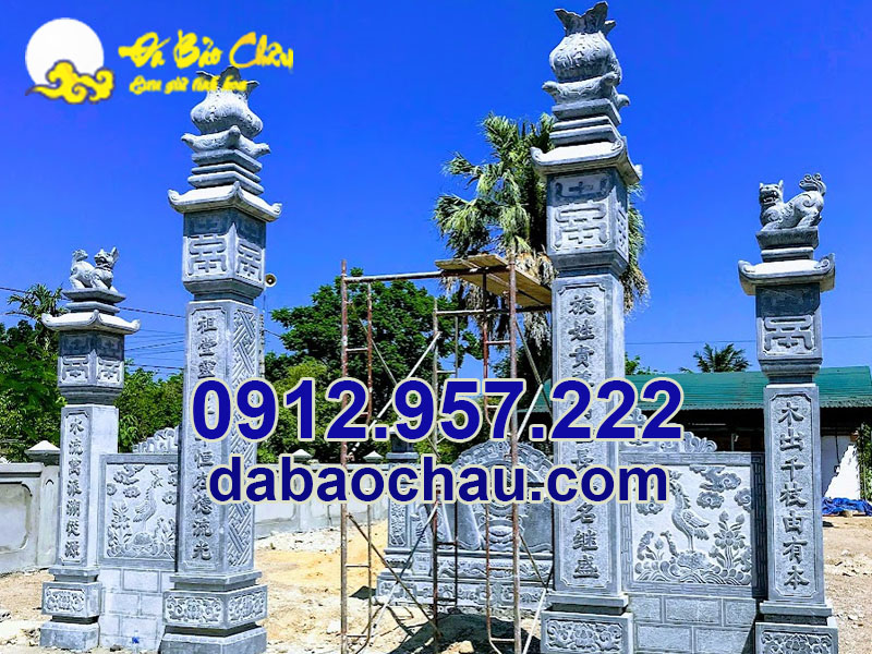 Cổng đá tại Hải Phòng Quảng Ninh là hạng mục quan trọng trong kiến trúc tâm linh