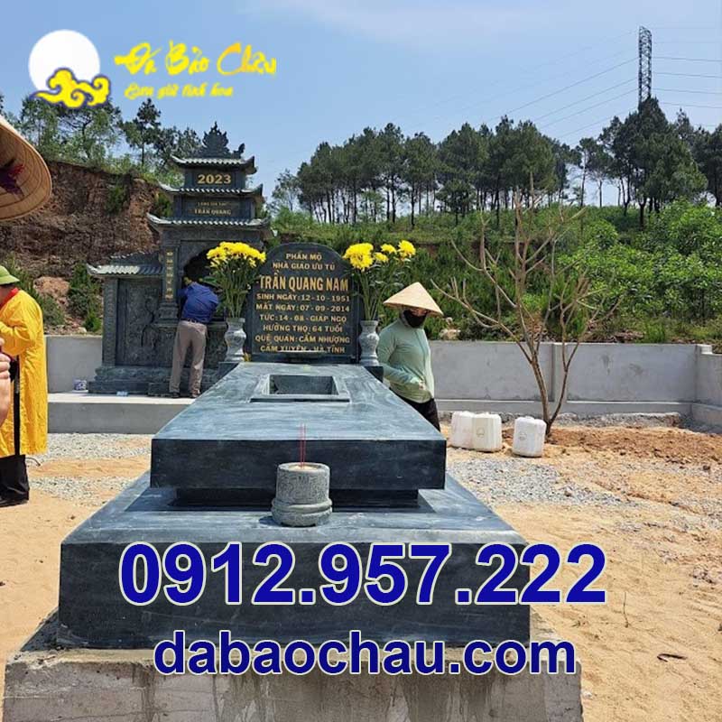 Mẫu mộ đá granite tại Lâm Đồng Đắk Lắk được dùng phổ biến trong các công trình