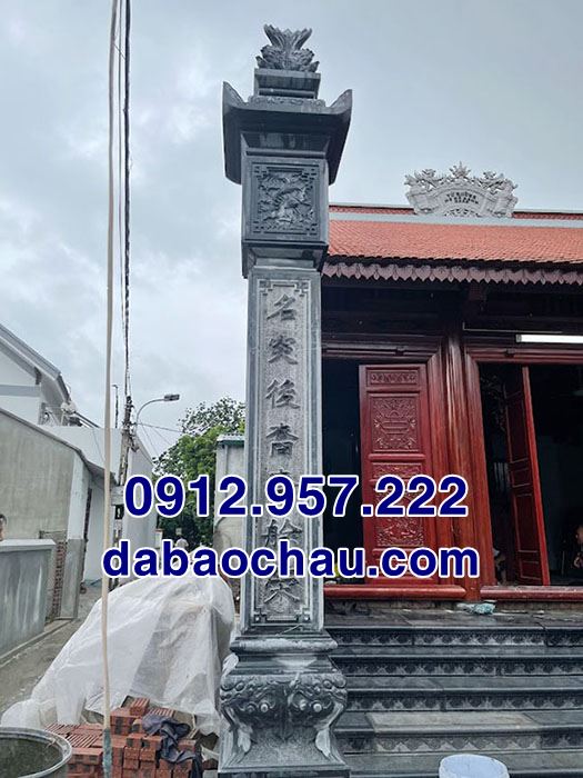 Mẫu câu đối hay cột lửa nhà thờ họ tại Bắc Ninh