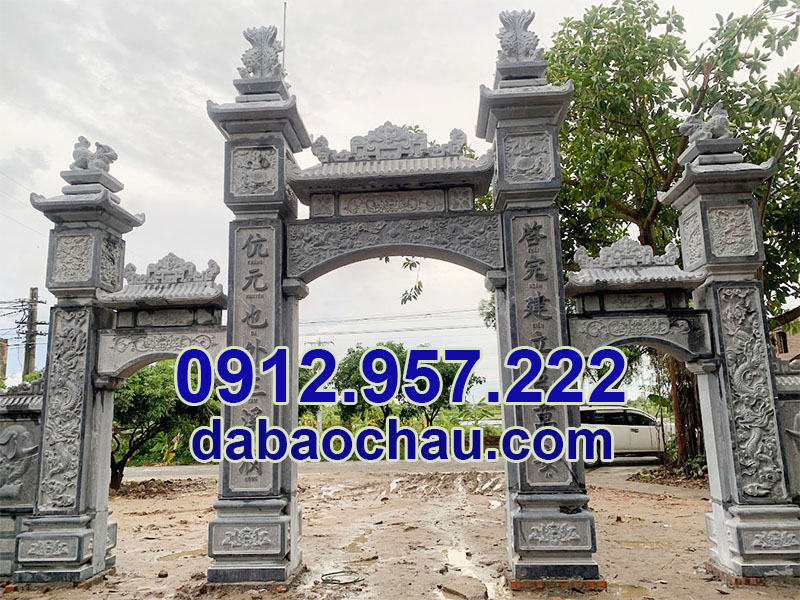 Mẫu cổng đá tam quan tại Hải Phòng Quảng Ninh