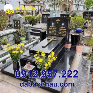 Mộ đá hoa cương granite đẹp tại Hà Nội Hà Nam