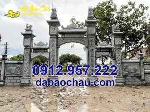 Cổng tam quan bằng đá đẹp tại Quảng Ngãi Bình Định Phú Yên